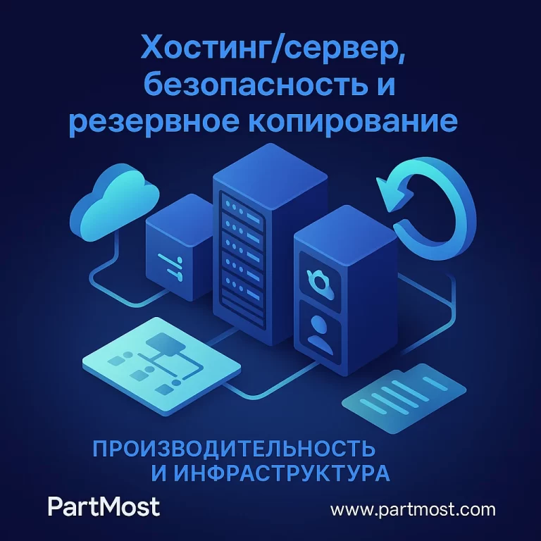 Хостинг/сервер, безопасность и резервное копирование