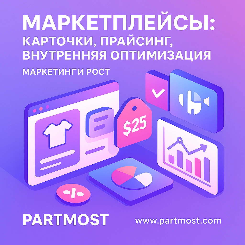 Маркетплейсы: карточки, прайсинг, внутренняя оптимизация, отчётность