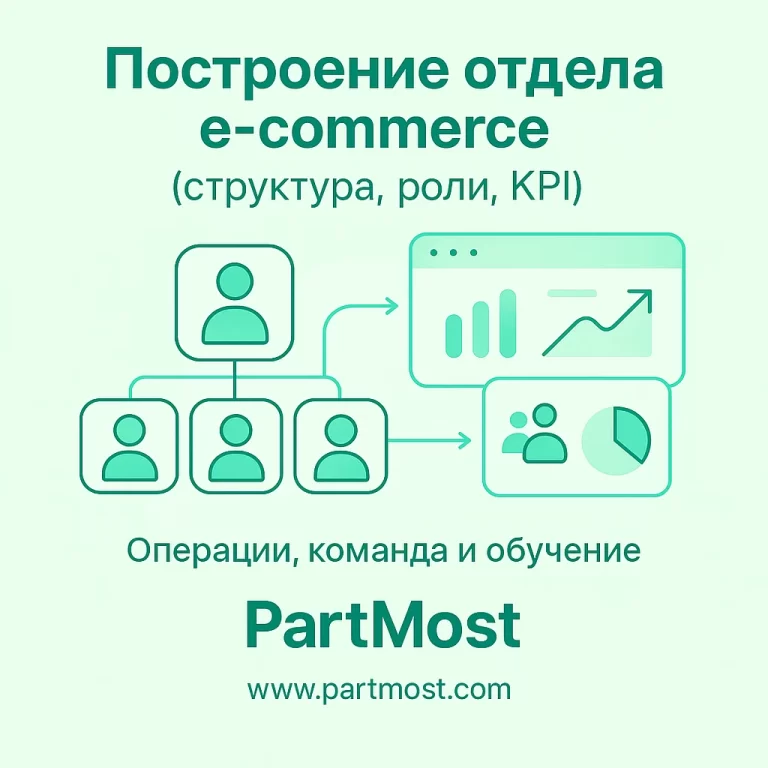 Построение отдела e-commerce (структура, роли, KPI)