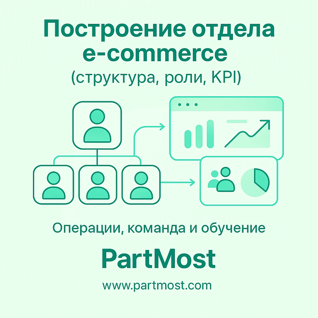 Построение отдела e-commerce (структура, роли, KPI)