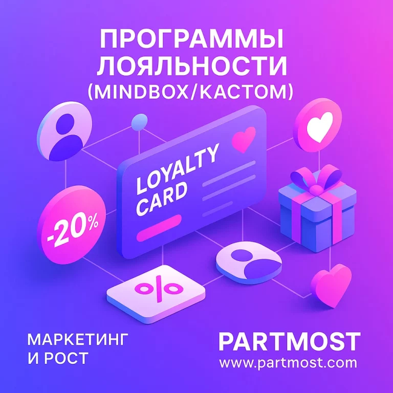 Программы лояльности (Mindbox/кастом)