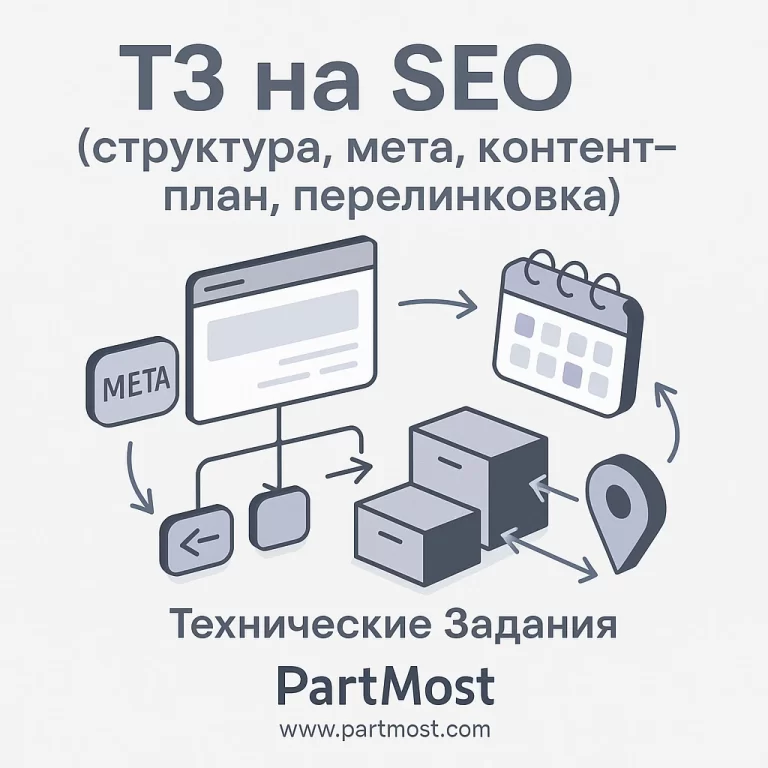 ТЗ на SEO (структура, мета, контент-план, перелинковка)