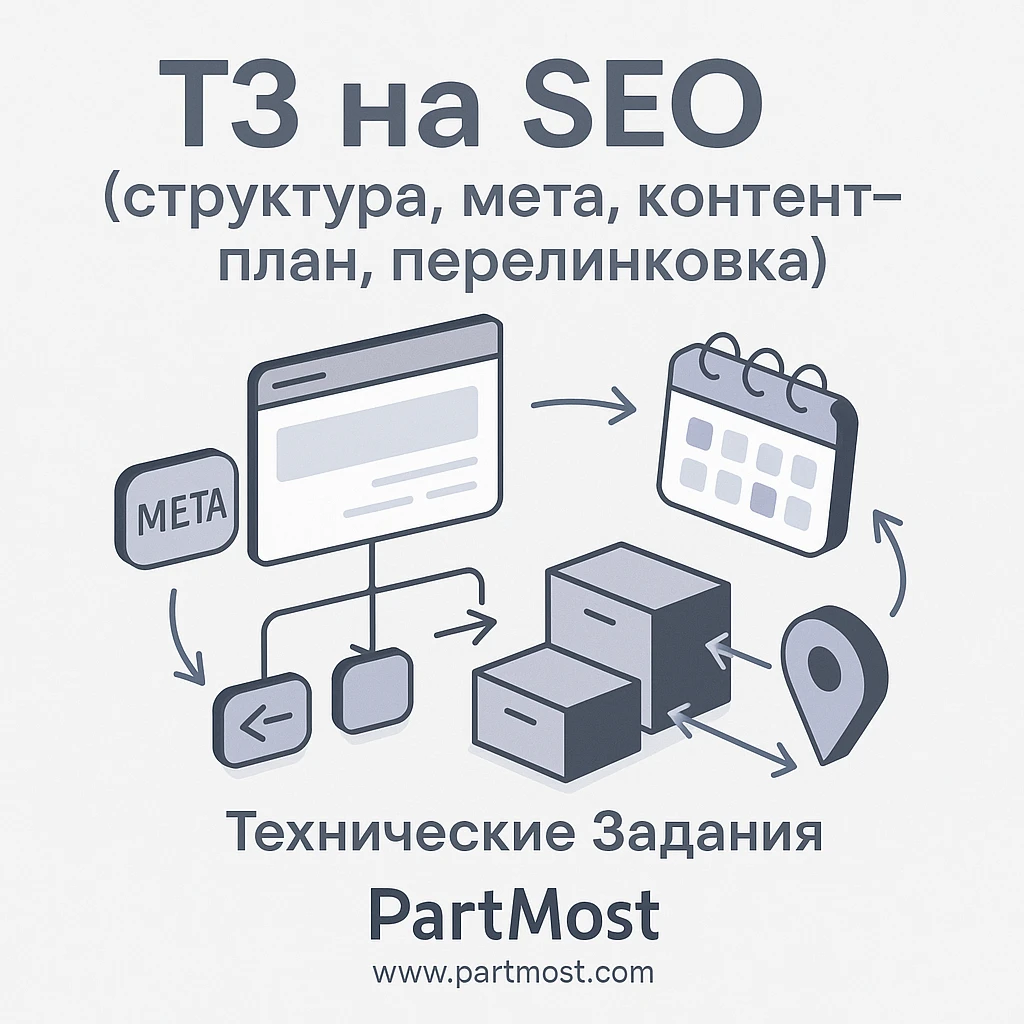 ТЗ на SEO (структура, мета, контент-план, перелинковка)