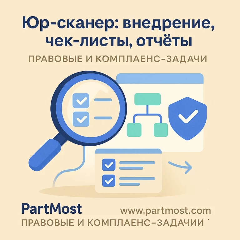 Юр-сканер: внедрение, чек-листы, отчёты
