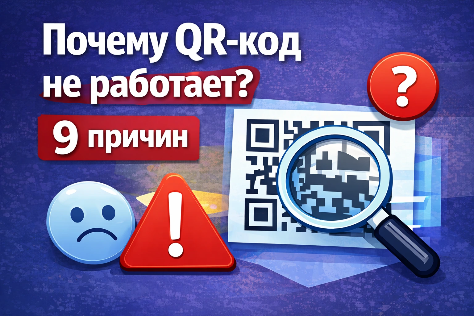 Почему QR-код не работает: 9 частых причин и как их избежать